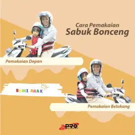 BONCENGAN MOTOR ANAK APRO