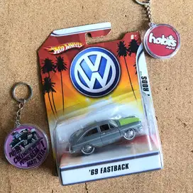 Diecast Hot Wheels Skala 50 Volkswagen Fastback Green Rat Rods Rare