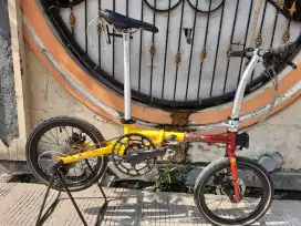 Sepeda lipat troy  upgrade