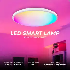 moesdal lampu plafon minimalis led smart lamp RGBCW 240V 24W