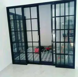 aluminium kaca partisi