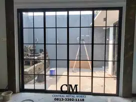 KUSEN PINTU JENDELA KACA ALUMINIUM MODERN KUALITAS SNI GARANSI