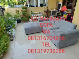 Service ganti kain kulit sofa panggilan