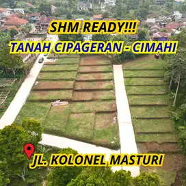 Jual Tanah Di Cimahi Daerah Cipageran Dekat Kantor BPN