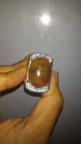 Natural batu cincin akik panca warna skbm