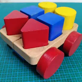 Crane Wooden Truck IKEA Mula 17917 Truck bed part(No Crane Truck Part)