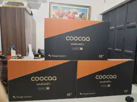 Tv coocaa 55 inch baru garansi resmi bisa titip lewat toko