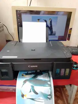 Printer Canon Pixma G2000 All In One Ink Tank Print Scan Copy