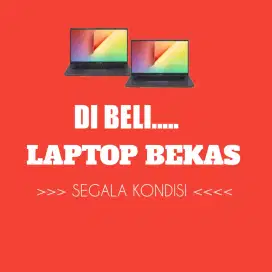 Dibeli Laptop segala Merk