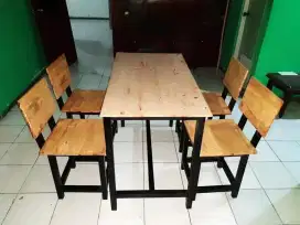 Meja kursi cafe/warkop/kedai/pujasera