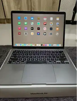 Macbook Air 2020 256GB fulset  Semua fungsi normal