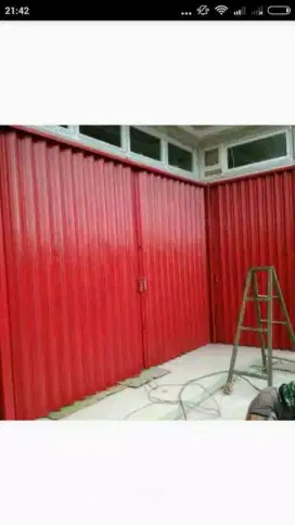 Rolling door dan folding gate besi