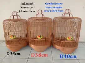 Sangkar bambu bulat jari² rapet