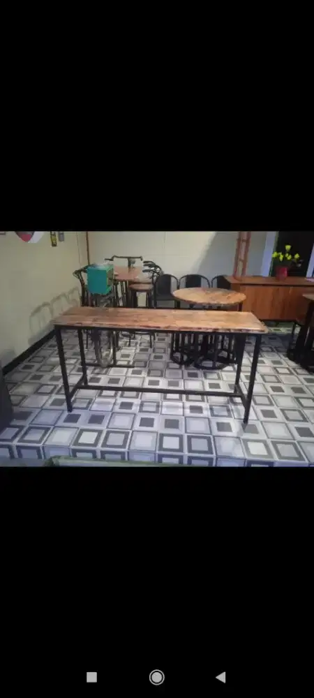 Meja bar meja cafe meja makan meja lesehan
