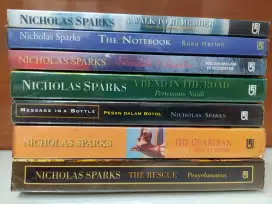 Paket 7 Novel Asing Best Seller by Nicholas Sparks (bhs Indo)