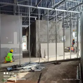 Partisi Gypsum grc untuk gudang