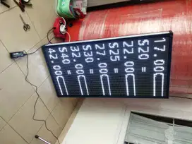 Running Text jadwal sholat 130x20cm