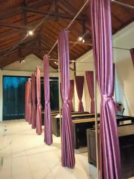 Gorden/ Korden Blackout Penyekat Ruangan Untuk Klinik Spa dll