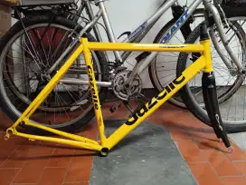 frameset sepeda balap Gazelle Superbe tubing Colombus Foco 51 roadbike