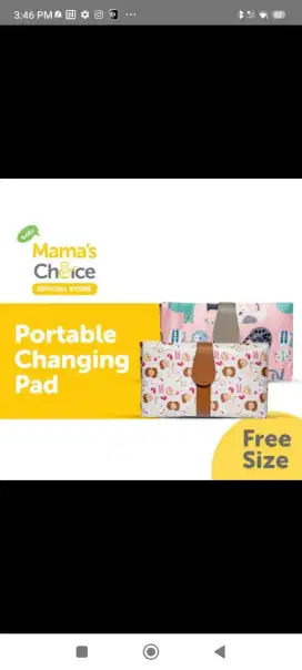 Mama choice changing pad perlak