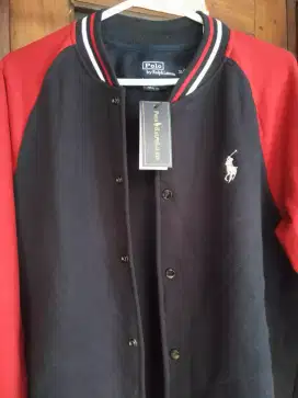 Polo Ralph Fleece Baseball Jacket