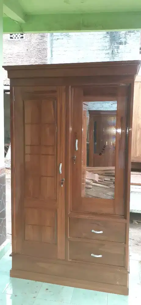 Jual lemari kayu jati