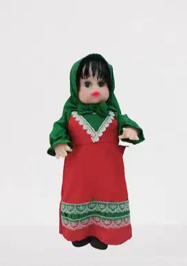 Boneka si susan ria enes bisa kewata kalau di pukul muka karet jilbab