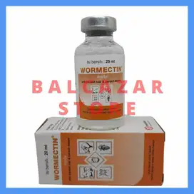 WORMECTIN Obat Scabies Suntik Injeksi Kutu Jamur Kucing Kelinci