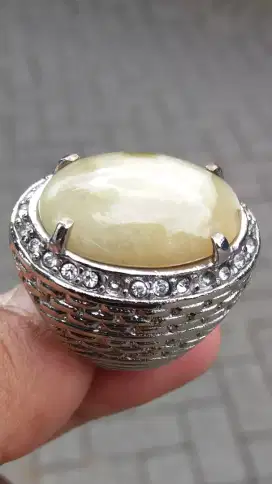 Jual Batu Cincin Permata Light Yellowish Sapphire Bigger Bagus sekali