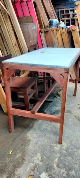 Meja melamin serbaguna murah 60x120