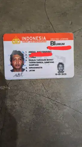 Mencari pekerjaan driver B1 Umum