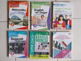 BUKU PAKET KELAS 2 SMA (KELAS XI) SESUAI FOTO, BISA BORONGAN / SATUAN