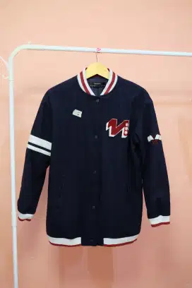 VARSITY OUTER JAKET PRIA COWOK MERK ZARA ORIGINAL