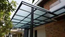 Sticker kaca es sunblast untuk canopy