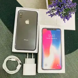 Iphone X 64gb gray fullset nominus