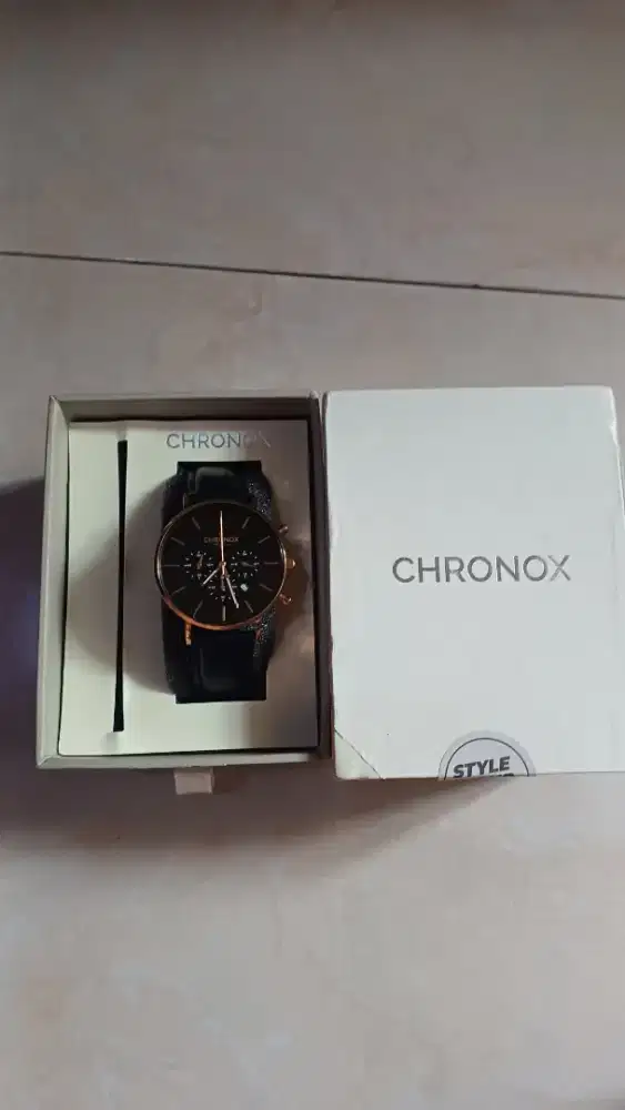Jam Tangan CHRONOX CX1006 fullset.