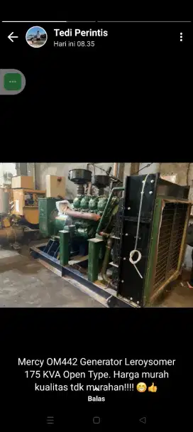 Gulung Generator Genset dari 25 kva Up