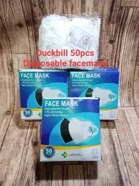 Promo Masker duckbill putih isi 50/box