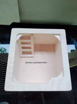 Tempat mandi hamster mini campbell winter white roborovsky