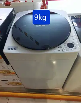 Mesin Cuci Sharp Top Loading 9 Kg ES-M909T