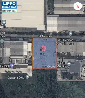 Kavling 6.469 M2 Lippo Cikrang