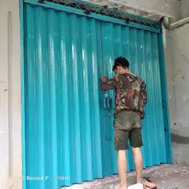 Folding get dan rolling door