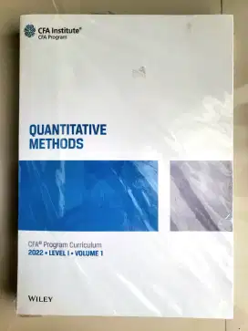 CFA 2022 level 1. Volume 1. QUANTITATIVE METHODS