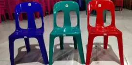 KURSI PLASTIK GREEN LEAF MERAH - BIRU - HIJAU