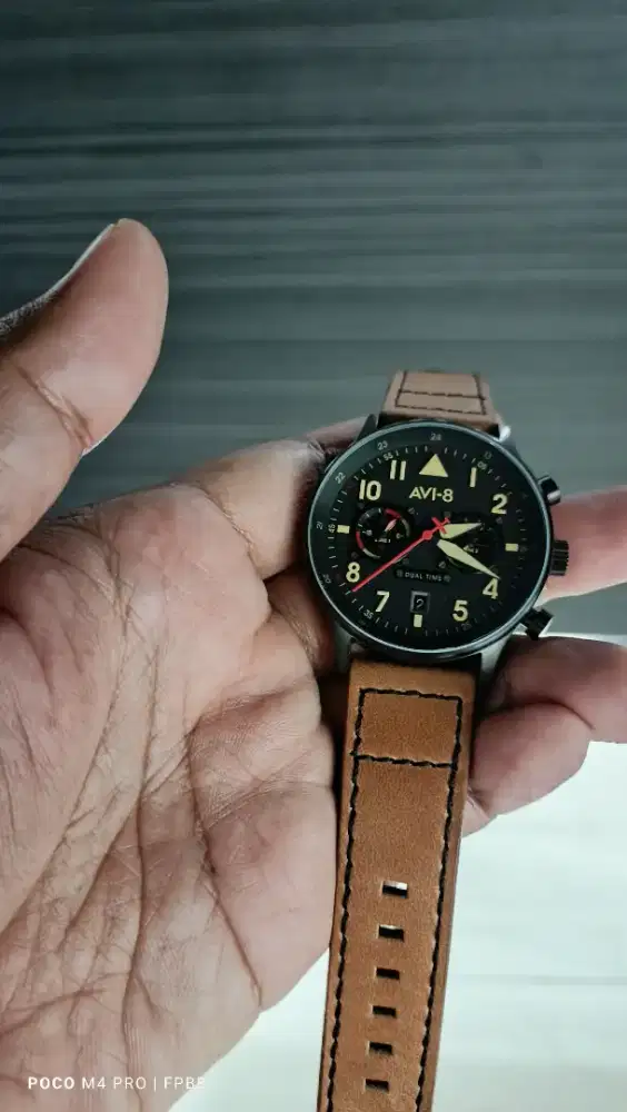 Jam Lebaran Jual jam pilot pria analog original avi - 8