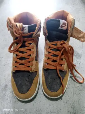 Nike SB Dunk High Prm Dark Russet Size 41 Insol 26
