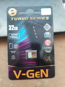 MEMORY VGEN TURBO 32GB CLAS10 SPEED 100MBPS