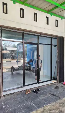 Sekat ruangan | partisi aluminium dan kaca