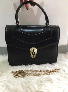 Tas kulit asli 20X 17 mulus banget