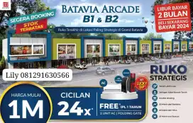 Ruko dijual batavia arcade grand Batavia